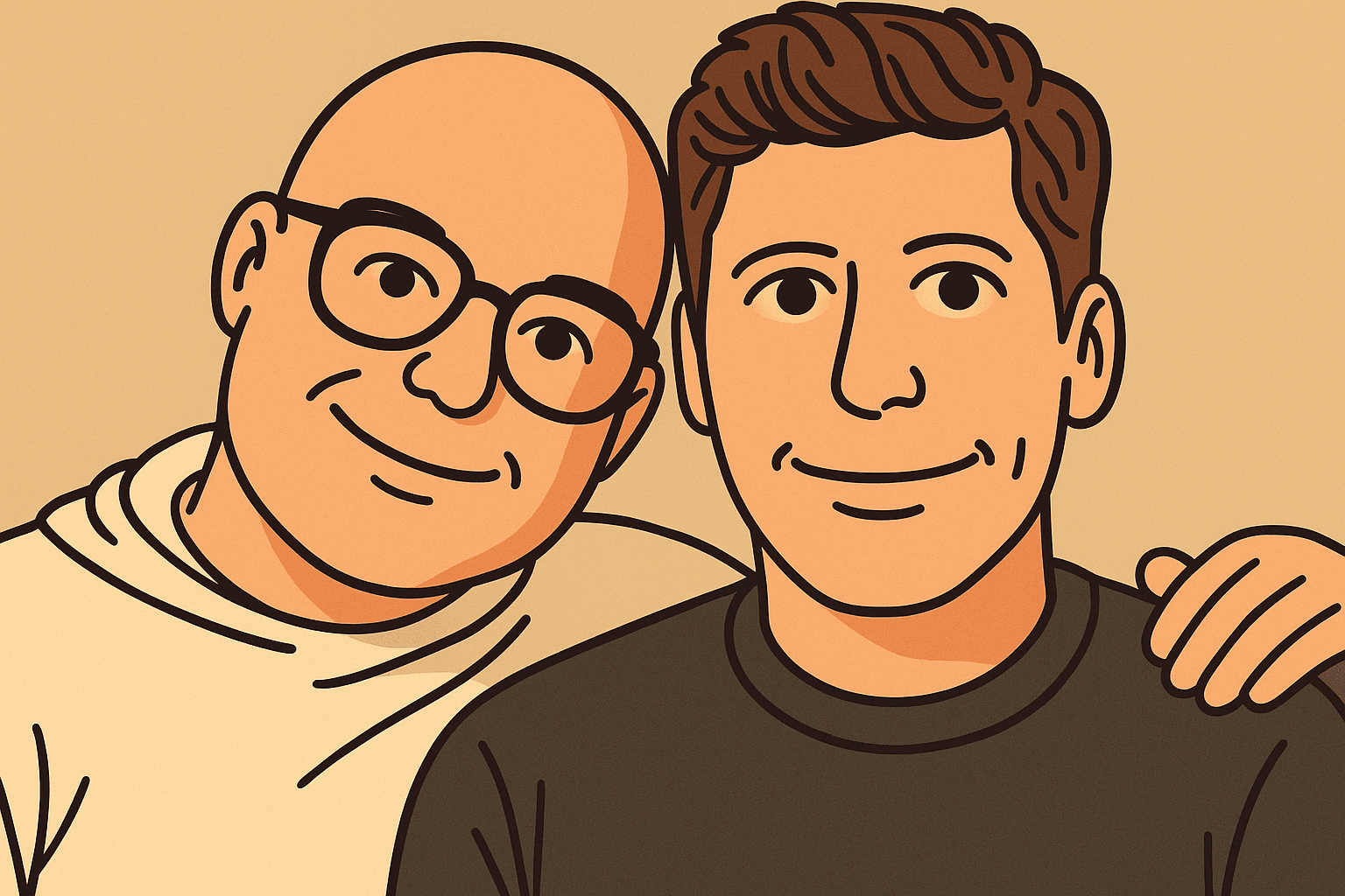 Jony Ive and Sam Altman